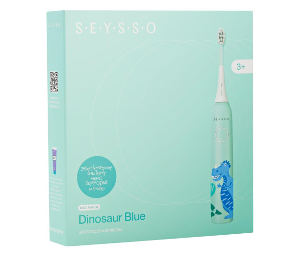 Seysso Szczoteczka soniczna Kids Dinosaur Blue (3+) - 1280314 - zdjęcie 4